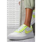Nike Air Force 1 Lv8 Snekaers White Volt Unisex Hakiki Deri Günlük Spor Ayakkabı Beyaz Volt - (DipCamo)Charcoal-White