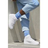 Nike Air Force 1 Mid Leather Unisex Sneaker Hakiki Deri Bilekli Günlük Spor Ayakkabı Beyaz - (DipCamo)Charcoal-White