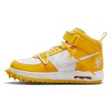 Nike Air Force 1 Mid Sp Lthr erkek spor ayakkabısı, White White Varsity Maize, 44.5 EU