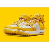 Nike Air Force 1 Mid Sp Off-White Varsity Maize DR0500-101 Günlük Spor Ayakkabı - Sarı