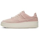 Nike Air Force 1 Sage Low Leather Womens Sneaker Pink Hakiki Deri Kadın Günlük Spor Ayakkabı Pembe