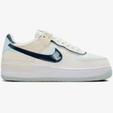 Nike Air Force 1 Shadow Sneaker Unisex Hakiki Deri Günlük Spor Ayakkabı Krem Yeşil