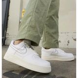 Nike Air Force 1'07 Leather Unisex Sneaker White Hakiki Deri Unisex Günlük Spor Ayakkabı Beyaz