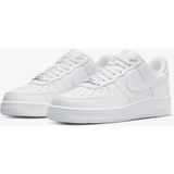 Nike Air Force 1'07 Unisex Spor Ayakkabı Hakiki Deri Malzeme Kaydırmaz Taban - Beyaz
