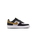 Nike Air Force Black White Gold