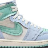 Nike Air Jordan 1 High Method Of Make Unisex Sneaker Hakiki Deri Bilekli Günlük Spor Ayakkabı Mavi Yeşil