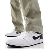 Nike Air Jordan 1 Low Leather Hakiki Deri Beyaz Erkek Spor Ayakkabı