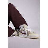 Nike Air Jordan 1 Low Leather Sneaker Hakiki Deri Unisex Günlük Spor Ayakkabı Krem Beyaz