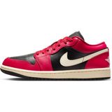 Nike Air Jordan 1 Low 'mystic Hibiscus' Basketbol Ayakkabısı - Siyah - Kırmızı
