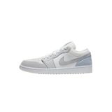 Nike Air Jordan 1 Low Paris Leather Sneaker Hakiki Deri Günlük Spor Ayakkabı, 47,5, CV30.43 FS, Beyaz, Erkek