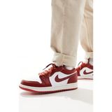 Nike Air Jordan 1 Low Se Erkek Günlük Spor Ayakkabı - Beyaz - Kırmızı