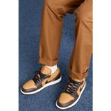 Nike Air Jordan 1 Low Special Edition Leather Sneaker Hakiki Deri Unisex Günlük Spor Ayakkabı Kahverengi