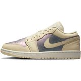 Nike Air Jordan 1 Low Special Edition Womens Sneaker Hakiki Deri Kadın Günlük Spor Ayakkabı Krem