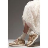 Nike Air Jordan 1 Low Womens Sneaker Hakiki Deri Kadın Günlük Spor Ayakkabı Kahverengi