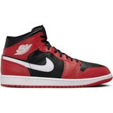 Nike Air Jordan 1 Mid Erkek Basketbol Ayakkabısı (Dar Kalıp) DQ8426-061 - Kırmızı