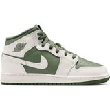 Nike Air Jordan 1 Mid Gs Çocuk Basketbol Ayakkabısı - Yeşil