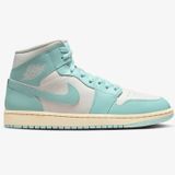 Nike Air Jordan 1 Mid Leather Sneaker Hakiki Deri Bilekli Günlük Yeşil Unisex Spor Ayakkabı