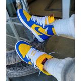 Nike Air Jordan 1 Retro Hi Og Sneaker - Sarı - Mavi