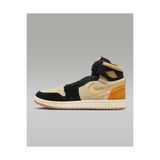 Nike Air Jordan 1 Zoom CMFT 2 Celestial Gold Erkek Sneaker, Muslin/Celestial Gold-Black, 43 Beden