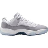 Nike Air Jordan 11 Retro Low Unisex Leather Sneaker Hakiki Deri Unisex Günlük Spor Ayakkabı Beyaz Gri - Beyaz - Açık Gri