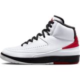 Nike Air Jordan 2 Retro Chicago Leather Sneaker Hakiki Deri Bilekli Günlük Spor Ayakkabı Beyaz Kırmızı Siyah