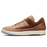 Nike Air Jordan 2 Retro Low Spesiyal Leather Unisex Sneaker Hakiki Deri Günlük Spor Ayakkabı Kahverengi