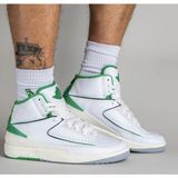 Nike Air Jordan 2 Retro Lucky Green Erkek Basketbol AYAKKABISI-DR8884-103 - Beyaz - Yeşil