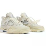 Nike Air Jordan 4 Off-White Sail Unisex Spor Ayakkabı