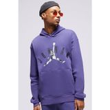 Nike Air Jordan Flight MVP Fleece Pullover Hoodie Kapüşonlu Pamuklu Erkek Sweatshirt Mor