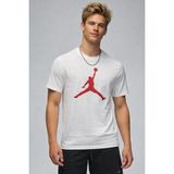 Nike Air Jordan Jumpan Short-Sleeve Crew Grafik Baskılı Erkek Günlük Tişört Beyaz Kırmızı - Beyaz - Kırmızı