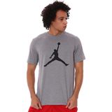Nike Air Jordan Jumpan Short-Sleeve Crew Grafik Baskılı Erkek Günlük Tişört Gri Siyah - Gri - Siyah