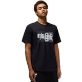 Nike Air Jordan M Brand Graphics Ss Crew Grafik Baskılı Erkek Tişört Siyah