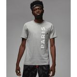 Nike Air Jordan Paris Saint Germain Mens Tee Grafik Baskılı Erkek Günlük Tişört Gri - XL