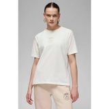 Nike Air Jordan Paris Saint Germain Mens Tee Grafik Baskılı Erkek Günlük Tişört Krem