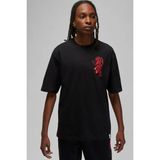 Nike Air Jordan Zion Sneaker School Mens Tee Black Grafik Baskılı Erkek Tişört Siyah