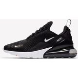 Nike Air Max 270 Erkek Spor Ayakkabı Tekstil Malzeme ile Konforlu Tasarım Sunar - Beyaz - Siyah