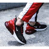 Nike Air Max 270 Siyah Kırmızı Sneaker Ayakkabı(Dar Kalıptır Bir Numamara Büyük Sipariş Veriniz..) - Siyah - Açık Kırmızı - Beyaz