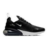 Nike Air Max 270 Sneaker Black White Swoosh Günlük Siyah Beyaz Swoosh Unisex Spor Ayakkabı