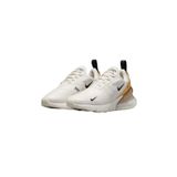 Nike Air Max 270 Trainers In White And Gold Sneaker Günlük Spor Ayakkabı, 37,5, 77.36 001 FO, Beyaz, Kadın