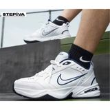 Nike Air Monarch Iv Premium Legacy Edition – Şık ve Konforlu Günlük Ayakkabı - Beyaz - Mavi