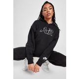 Nike Air Oversize Hoodie Kapüşonlu Kadın Oversize Bol Kesim Sweatshirt Siyah
