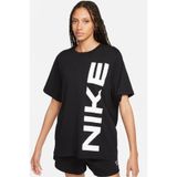 Nike Air Sportswear Tee Loose Fit Kadın Büyük Beden %100 Pamuk Tişört Siyah