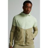 Nike Air Water Repellent Packable Hoodie Jacket Erkek Kapüşonlu Çanta Olabilen Suitici Spor Ceket Haki - M - Haki - Yeşil