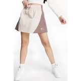 Nike Air Woven Mini Skirt in Brown Kadın Dokuma Spor Etek Kahve Bej