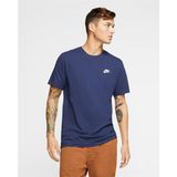 Nike AR4997-410 Lacivert Sportswear Club Erkek Tişört