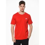 Nike AR4997-657 M Nsw Club Tee Kırmızı Standart Kesim Erkek T-Shirt
