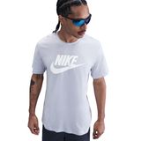 Nike AR5004-057 Tee Icon Futura Gri Erkek T-Shirt
