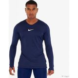 Nike AV2609-410 Erkek T-Shirt Lacivert Uzun Kollu Nefes Alabilir Kumaş Şık Tasarım