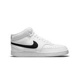 Nike Ayakkabı Günlük Court Vision Mid Erkek Spor Ayakkabı BEYAZ