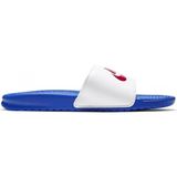 Nike Benassı Jdı Erkek Terlik 343880-410 - Lacivert - Beyaz